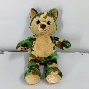 Build-A-Bear Great Wolf Lodge Camo Wolf Plush Camouflage‎ 2022 Stuffed Animal